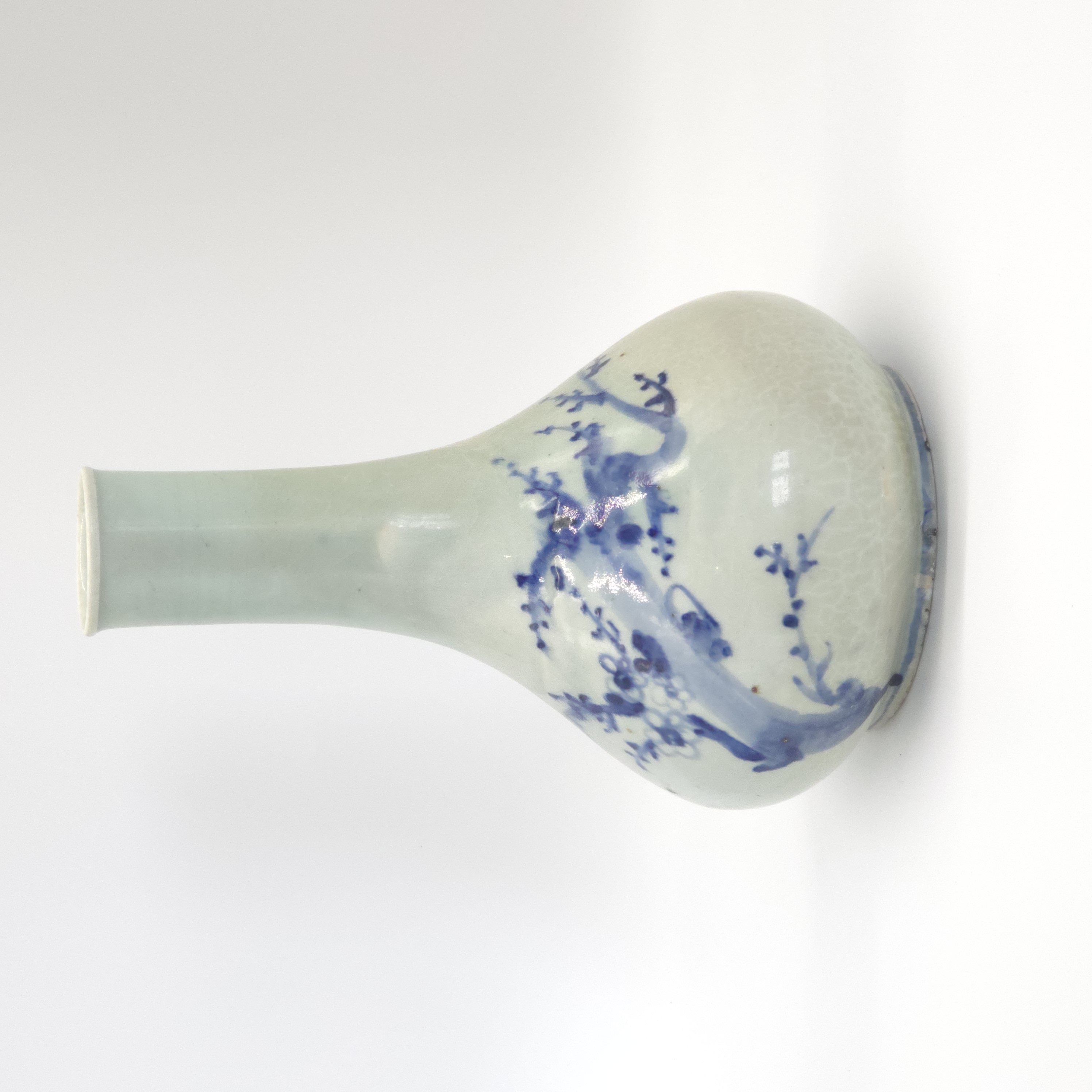 조선 백자청화매화문병