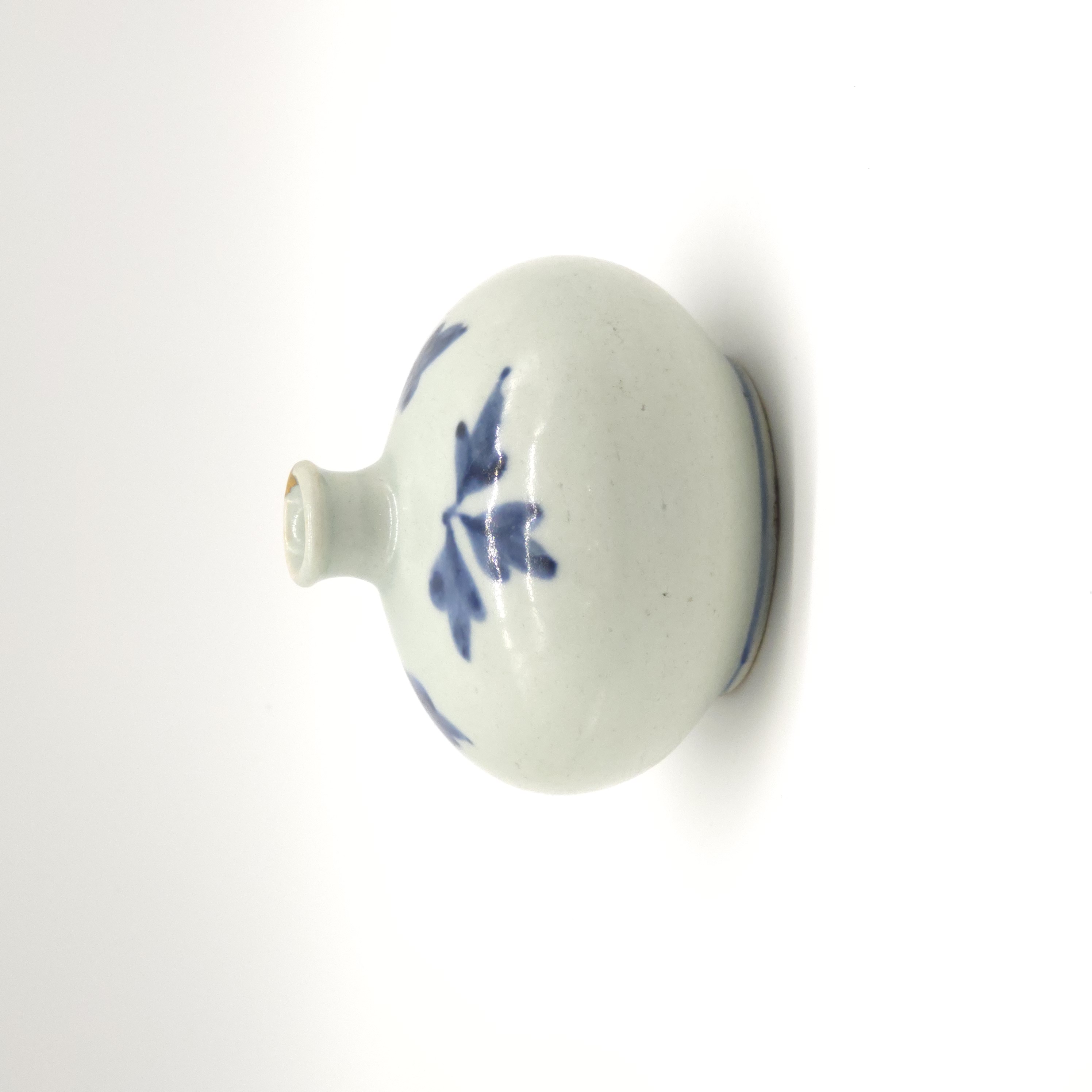 조선 백자청화초문유병