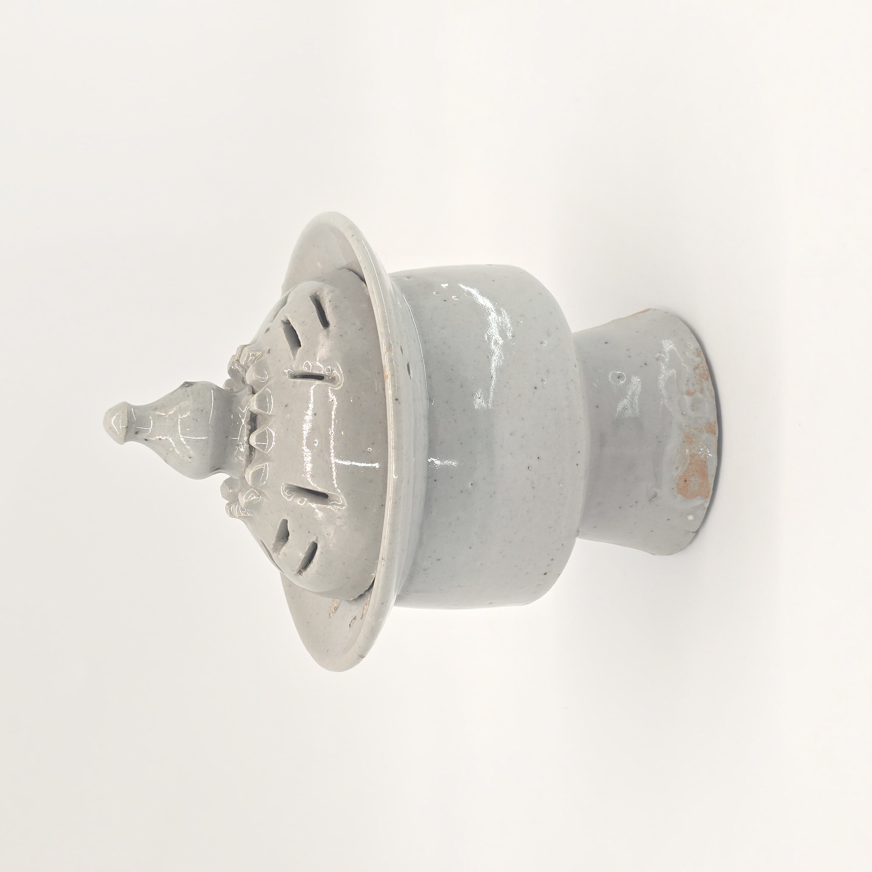 백자 탑형 유개 향로